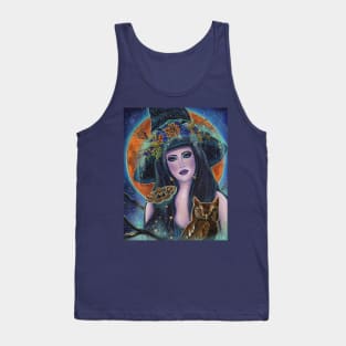 Esme Halloween witch by Renee Lavoie Tank Top
